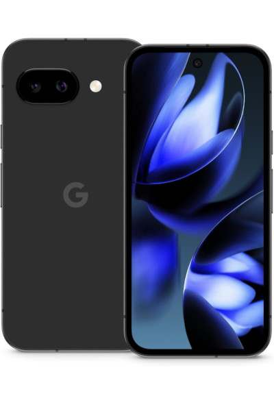 Google Pixel 9a Smartphone Vorder- und Rückseite mit Kameramodul