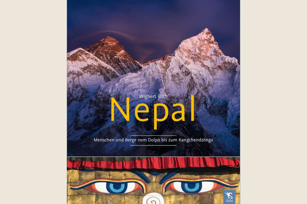 Buchcover Nepal Menschen und Berge vom Dolpo bis zum Kangchendzönga von Wigbert Röth