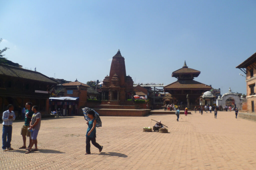 Bhaktapur Durbar Square und historische Altstadt Bhaktapur Durbar Square mit Tempeln und historischen Gebäuden
